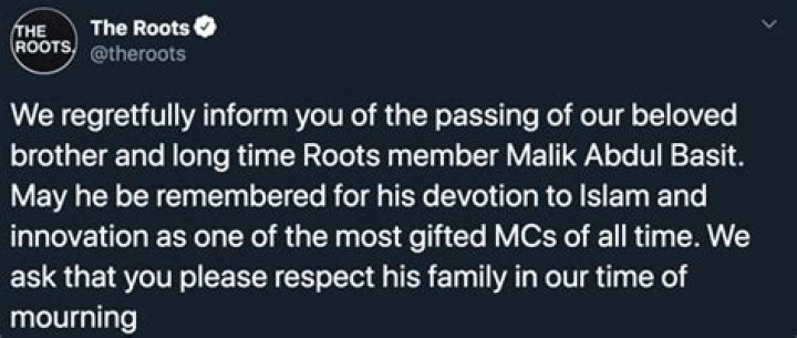Who Is Malik B.? 5 Things About The Roots’ Founding Member Who Died – Hollywood Life